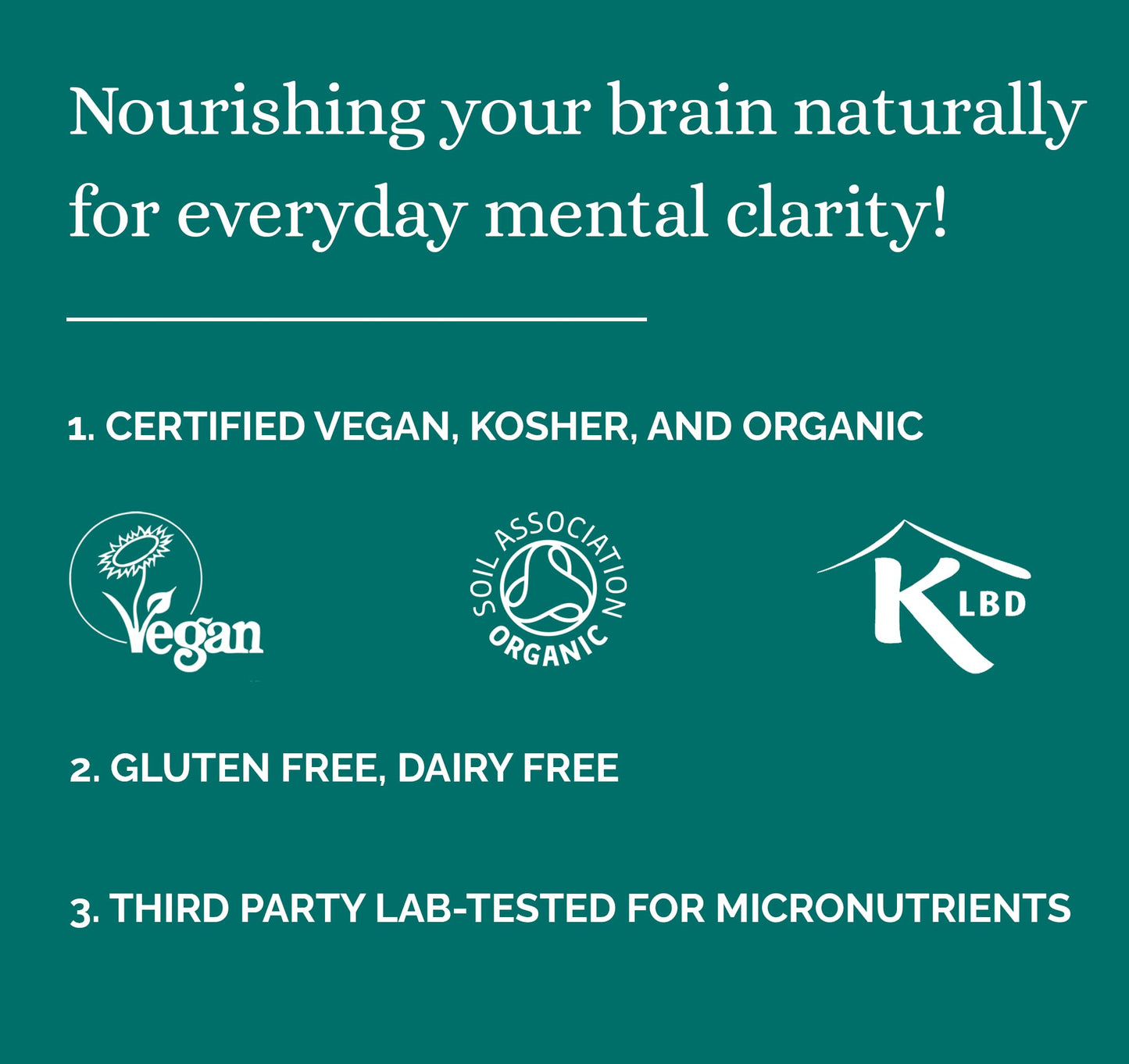 Green Origins Organic Mushroom Blend for Brain Health with Lion’s Mane & Reishi