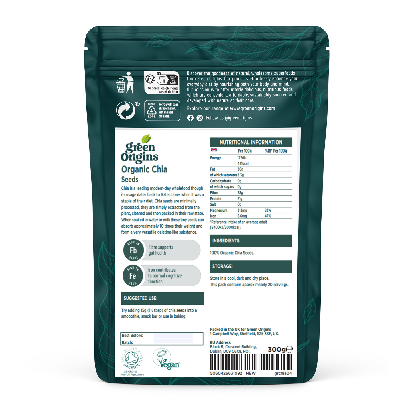 Green Origins Organic Chia Seeds