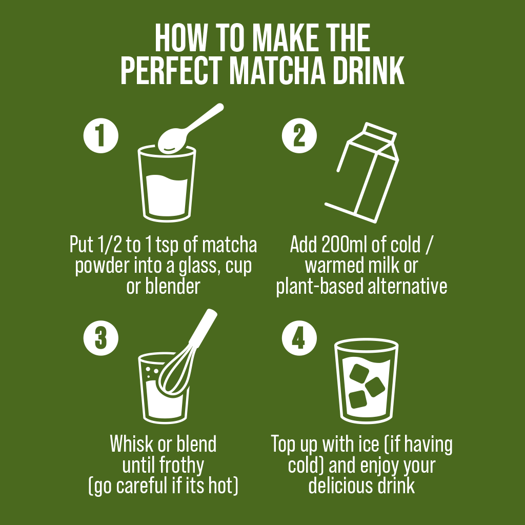 Green Origins Smooth Vanilla Matcha Green Tea Drink Powder