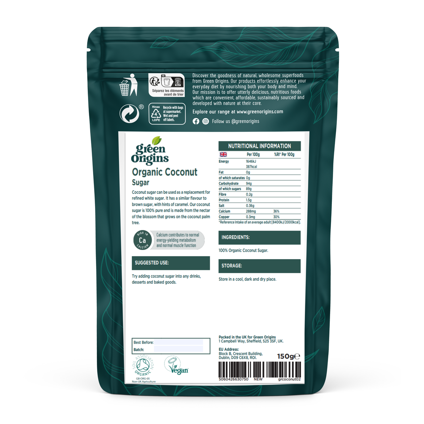 Green Origins Organic Coconut Sugar