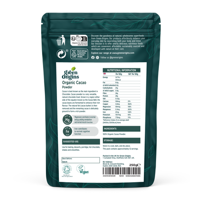 Green Origins Organic Cacao Powder